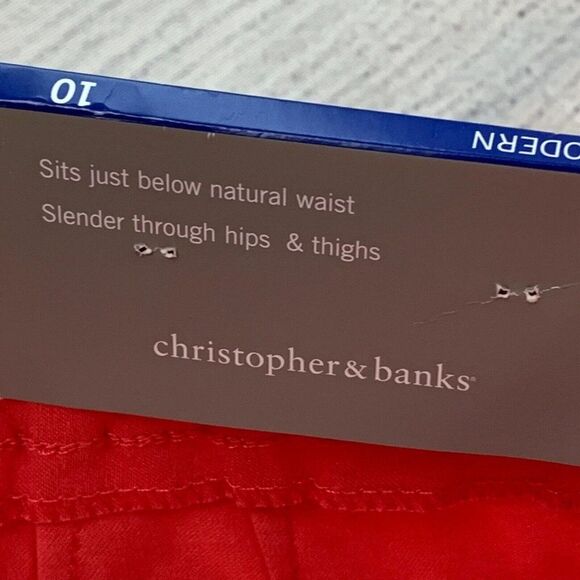 Christopher & Banks sz 10 Capri Signature Slimming Pull on Modern Fit New NWT - Picture 7 of 9
